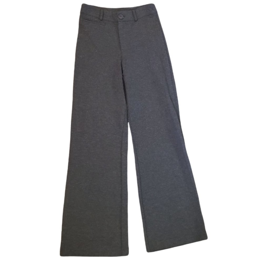 Agnes & Dora dark heather gray women's size XS wide leg dress pants